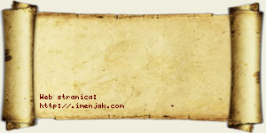 Jagoda Jazački vizit kartica